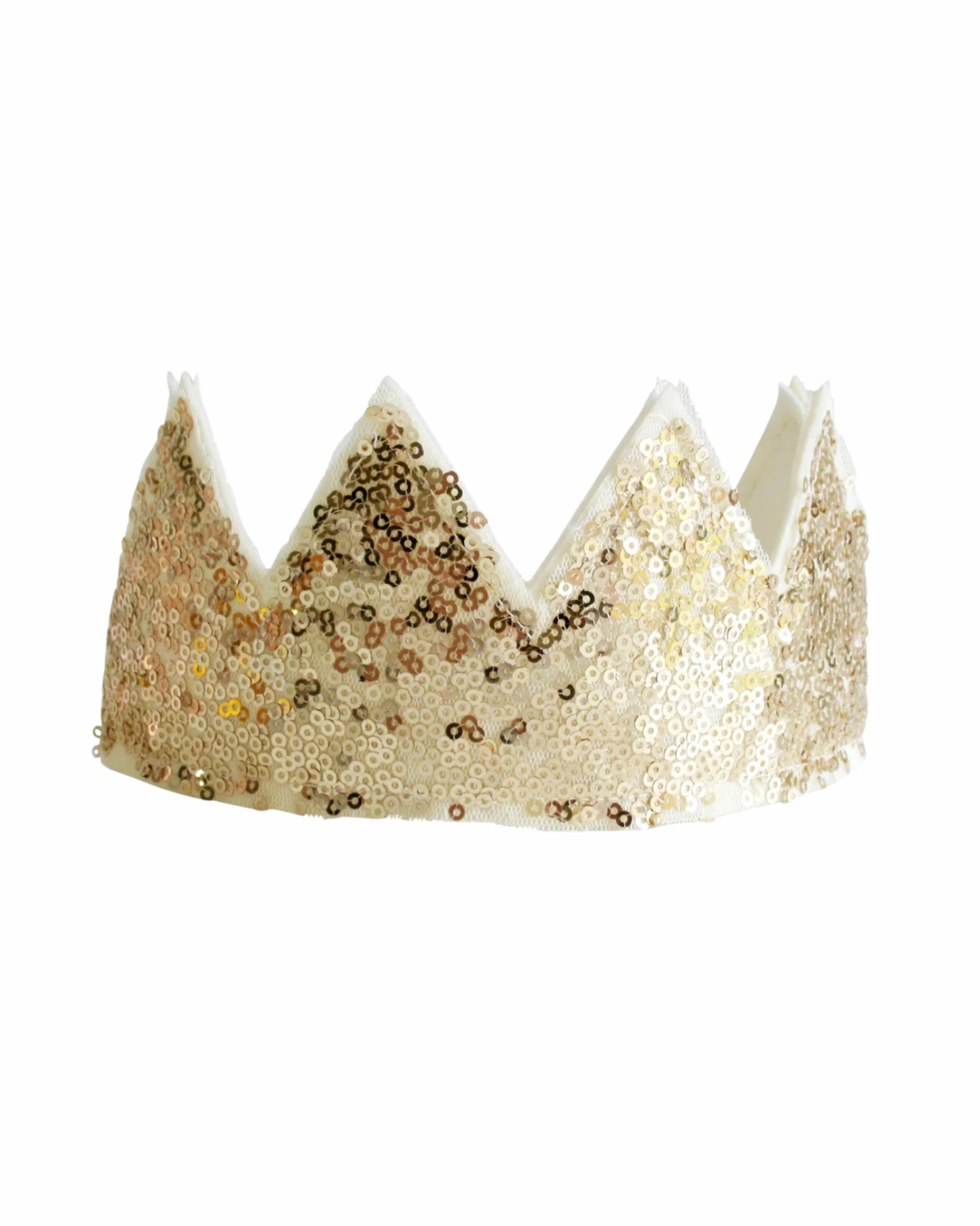 Sequin Sparkle Crown | Gold
