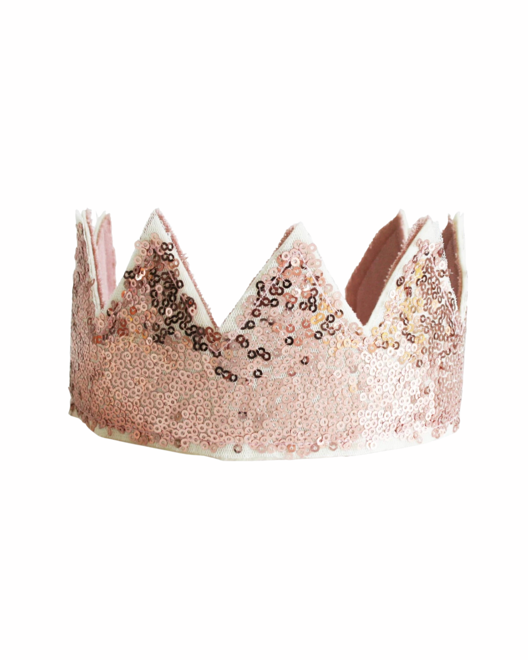 Sequin Sparkle Crown | Rose Gold